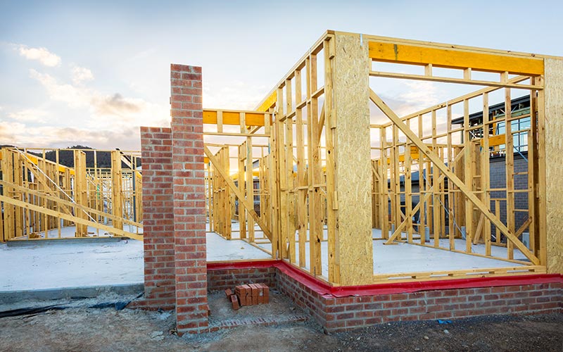 New home under construction